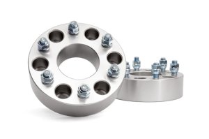 GMC Sierra 1500 Wheel Spacers - Rough Country - 2 Inch | Aluminum | 6x5.5 Bolt Pattern - '00-'20